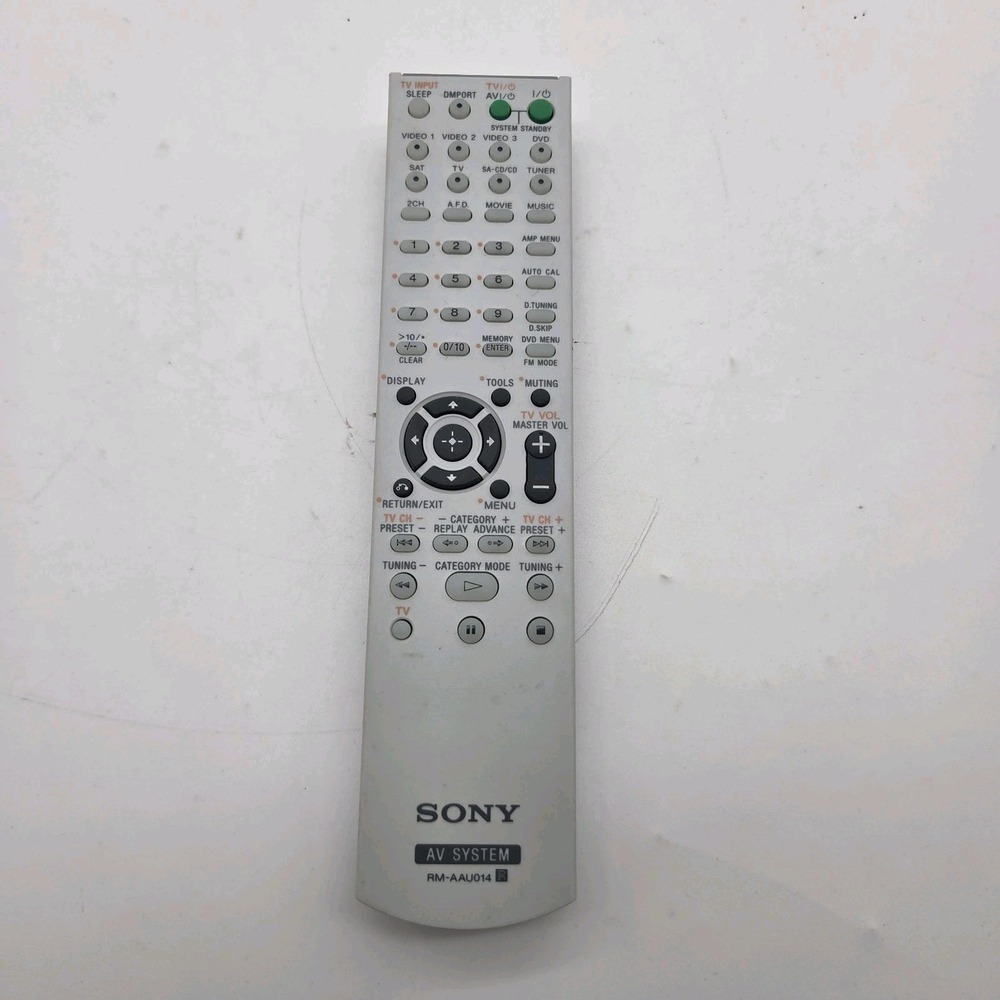 GENUINE SONY RM-AAU014 A/V RECEIVER REMOTE For STR-DG710 HT-DDW885 STR-K1600